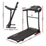 everfit treadmill electric home gym fitness exercise equipment incline 400mm