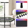 everfit 48inch hexagon fitness trampoline rebounder adjustable handrail green everfit 48inch hexagon fitness trampoline rebounder adjustable handrail green
