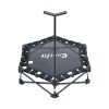 everfit fitness foldable trampoline rebounder adjustable handle indoor exercise black everfit fitness foldable trampoline rebounder adjustable handle indoor exercise black