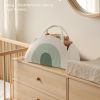 portable cotton rope diaper caddy – large baby storage basket with removable dividers and handles for nursery, car, travel – stylish organizing bin for newborn essentials (mint rainbow) portable cotton rope diaper caddy – large baby storage basket with removable dividers and handles for nursery, car, travel – stylish organizing bin for newborn essentials (mint rainbow)