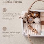 portable cotton rope diaper caddy – large baby storage basket with removable dividers and handles for nursery, car, travel – stylish organizing bin for newborn essentials (earthy rainbow) portable cotton rope diaper caddy – large baby storage basket with removable dividers and handles for nursery, car, travel – stylish organizing bin for newborn essentials (earthy rainbow)
