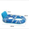 inflatable pool lounger float with backrest & cup holders – u shaped floating chair for pool, lake, beach (blue) inflatable pool lounger float with backrest & cup holders – u shaped floating chair for pool, lake, beach (blue)