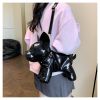 french bulldog shaped bag – cute animal crossbody shoulder bag with adjustable strap, pu leather dog backpack for women, fashion statement accessory (black) french bulldog shaped bag – cute animal crossbody shoulder bag with adjustable strap, pu leather dog backpack for women, fashion statement accessory (black)