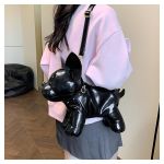 french bulldog shaped bag – cute animal crossbody shoulder bag with adjustable strap, pu leather dog backpack for women, fashion statement accessory (black) french bulldog shaped bag – cute animal crossbody shoulder bag with adjustable strap, pu leather dog backpack for women, fashion statement accessory (black)