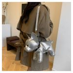 french bulldog shaped bag – cute animal crossbody shoulder bag with adjustable strap, pu leather dog backpack for women, fashion statement accessory (silver) french bulldog shaped bag – cute animal crossbody shoulder bag with adjustable strap, pu leather dog backpack for women, fashion statement accessory (silver)
