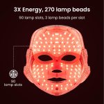 7 color facial light mask for home skincare – rechargeable led beauty device with 270 leds, one touch control & auto timer (white with gold trim) | other colors available in store 7 color facial light mask for home skincare – rechargeable led beauty device with 270 leds, one touch control & auto timer (white with gold trim) | other colors available in store