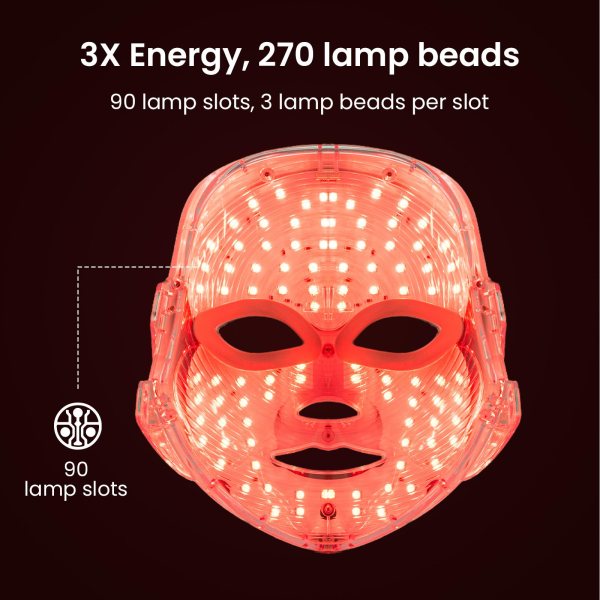 7 color facial light mask for home skincare – rechargeable led beauty device with 270 leds, one touch control & auto timer (black with rose gold trim) | other colors available in store 7 color facial light mask for home skincare – rechargeable led beauty device with 270 leds, one touch control & auto timer (black with rose gold trim) | other colors available in store
