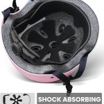 outdoor master youth & kids bike helmet adjustable multi sports skateboard helmet with removable liners for balance bike, toddler scooter, one wheel hoverboard blue pink gradient small outdoor master youth & kids bike helmet adjustable multi sports skateboard helmet with removable liners for balance bike, toddler scooter, one wheel hoverboard blue pink gradient small