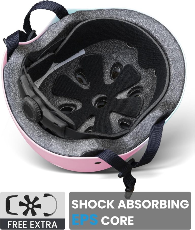 outdoor master youth & kids bike helmet adjustable multi sports skateboard helmet with removable liners for balance bike, toddler scooter, one wheel hoverboard blue pink gradient small outdoor master youth & kids bike helmet adjustable multi sports skateboard helmet with removable liners for balance bike, toddler scooter, one wheel hoverboard blue pink gradient small
