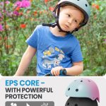 outdoor master youth & kids bike helmet adjustable multi sports skateboard helmet with removable liners for balance bike, toddler scooter, one wheel hoverboard blue pink gradient small outdoor master youth & kids bike helmet adjustable multi sports skateboard helmet with removable liners for balance bike, toddler scooter, one wheel hoverboard blue pink gradient small