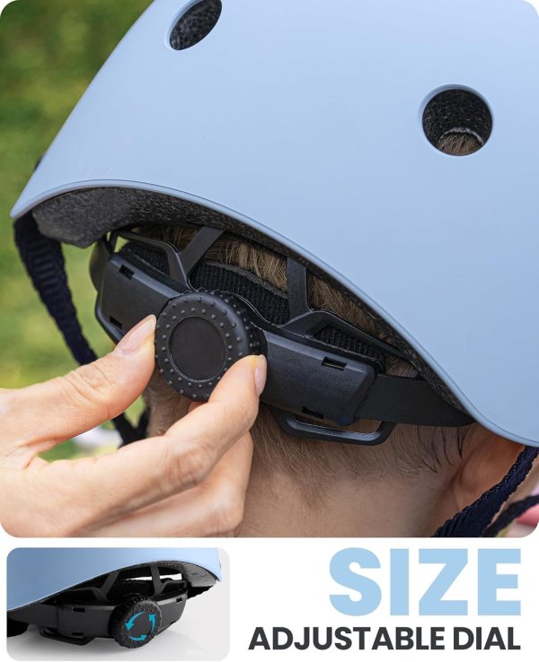 outdoormaster youth & kids bike helmet adjustable multi sports skateboard helmet with removable liners for balance bike, toddler scooter, one wheel hoverboard light blue medium outdoormaster youth & kids bike helmet adjustable multi sports skateboard helmet with removable liners for balance bike, toddler scooter, one wheel hoverboard light blue medium