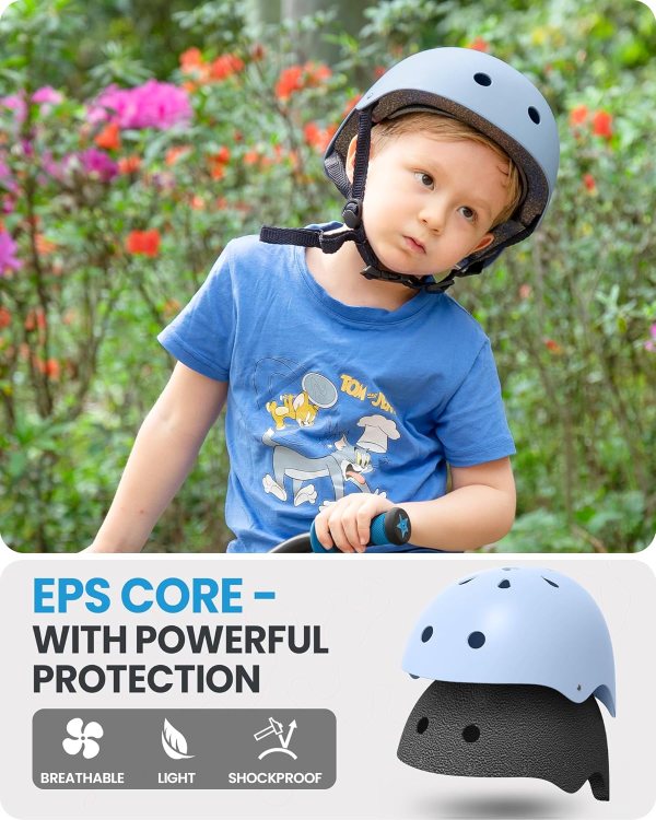 outdoormaster youth & kids bike helmet adjustable multi sports skateboard helmet with removable liners for balance bike, toddler scooter, one wheel hoverboard light blue medium outdoormaster youth & kids bike helmet adjustable multi sports skateboard helmet with removable liners for balance bike, toddler scooter, one wheel hoverboard light blue medium
