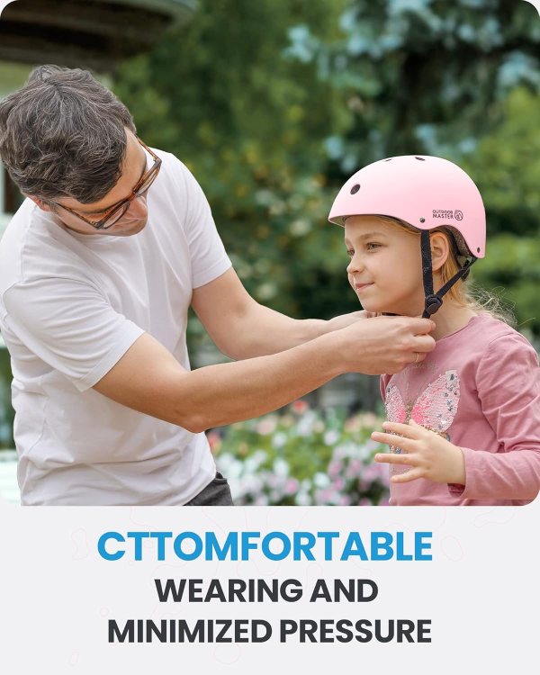 outdoormaster youth & kids bike helmet adjustable multi sports skateboard helmet with removable liners for balance bike, toddler scooter, one wheel hoverboard light pink large outdoormaster youth & kids bike helmet adjustable multi sports skateboard helmet with removable liners for balance bike, toddler scooter, one wheel hoverboard light pink large