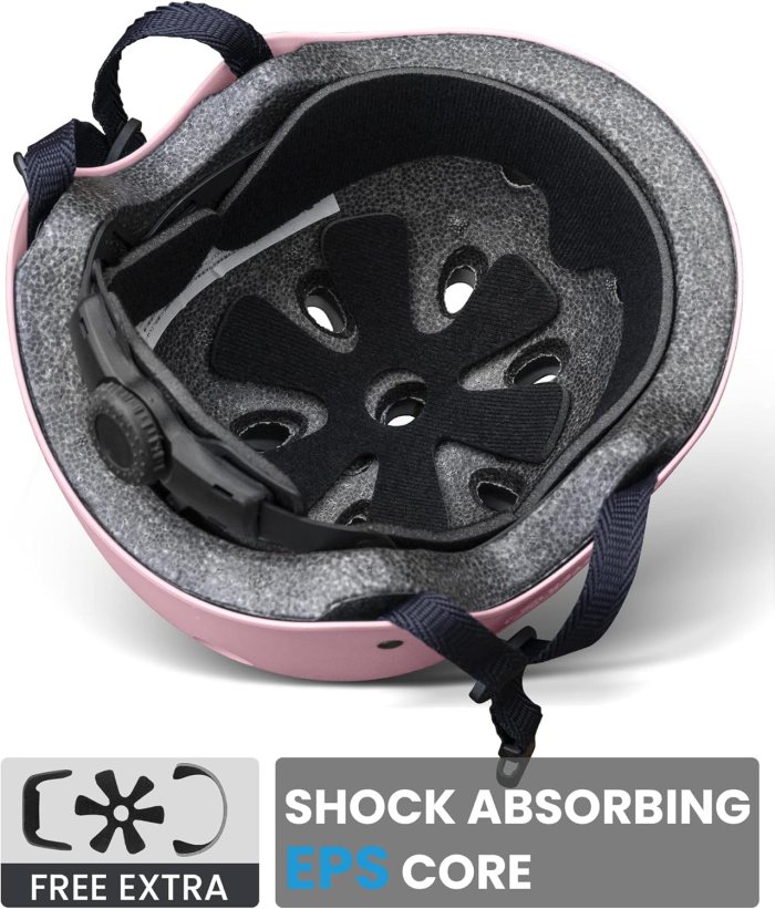outdoormaster youth & kids bike helmet adjustable multi sports skateboard helmet with removable liners for balance bike, toddler scooter, one wheel hoverboard light pink large outdoormaster youth & kids bike helmet adjustable multi sports skateboard helmet with removable liners for balance bike, toddler scooter, one wheel hoverboard light pink large
