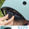 outdoormaster youth & kids bike helmet adjustable multi sports skateboard helmet with removable liners for balance bike, toddler scooter, one wheel hoverboard mint green medium