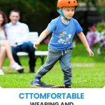 outdoormaster youth & kids bike helmet adjustable multi sports skateboard helmet with removable liners for balance bike, toddler scooter, one wheel hoverboard orange large