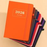 2026 daily planner – 2026 adult agenda – 1 day on 1 page – 365 day planner & notebook – 14.0*20.8cm – pink