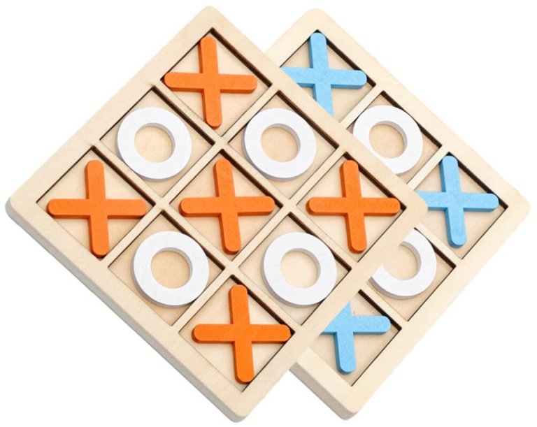 2 sets mini xo chess board game family kids puzzle game educational toys wooden board game table toys for children kids day birthday party