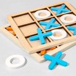 2 sets mini xo chess board game family kids puzzle game educational toys wooden board game table toys for children kids day birthday party