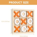 2 sets mini xo chess board game family kids puzzle game educational toys wooden board game table toys for children kids day birthday party