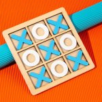 2 sets mini xo chess board game family kids puzzle game educational toys wooden board game table toys for children kids day birthday party