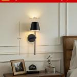 wireless wall lamps 2 pack, led lamps with rechargeable battery, stepless dimmable with remote control
