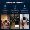 polycool 450w 80l evaporative air cooler, commercial grade, remote control, fan polycool 450w 80l evaporative air cooler, commercial grade, remote control, fan