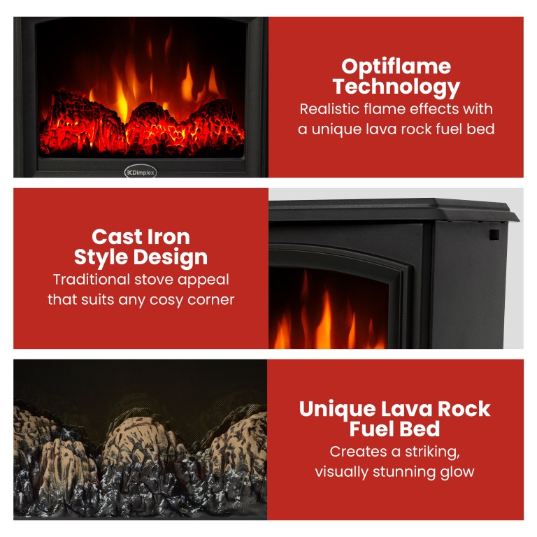 dimplex 2kw casper optiflame portable electric stove dimplex 2kw casper optiflame portable electric stove