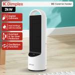 dimplex 2kw personal dc digital ceramic heater in black and white