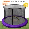 kahuna 14ft trampoline pad and net purple
