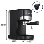 pronti breakfast set with rose gold kettle & toaster with 1.2l espresso machine black pronti breakfast set with rose gold kettle & toaster with 1.2l espresso machine black