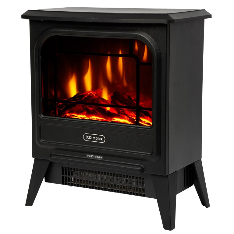 dimplex 1.2kw microstove optiflame portable electric fire stove