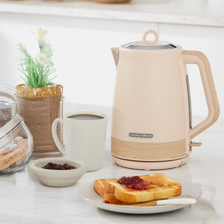 morphy richards 1.7l electric kettle essence scandi swivel base boil dry protection