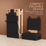 powertrain selina pilates reformer machine wooden folding multifunctional home gym equipment with jumpboard & sitting box oak black powertrain selina pilates reformer machine wooden folding multifunctional home gym equipment with jumpboard & sitting box oak black