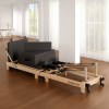 powertrain selina pilates reformer machine wooden folding multifunctional home gym equipment with jumpboard & sitting box oak black powertrain selina pilates reformer machine wooden folding multifunctional home gym equipment with jumpboard & sitting box oak black