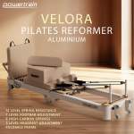 powertrain velora beige aluminium foldable pilates board reformer multifunctional core exercise set ab trainer platform extender sitting box jumpboard and footbar full body home powertrain velora beige aluminium foldable pilates board reformer multifunctional core exercise set ab trainer platform extender sitting box jumpboard and footbar full body home