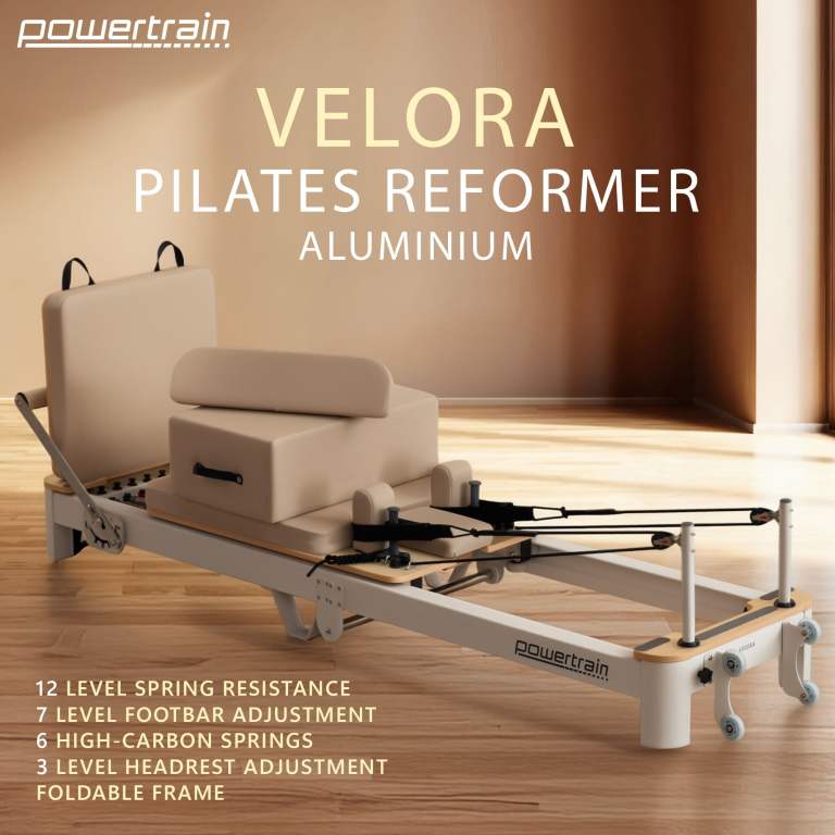 powertrain velora beige aluminium foldable pilates board reformer multifunctional core exercise set ab trainer platform extender sitting box jumpboard and footbar full body home powertrain velora beige aluminium foldable pilates board reformer multifunctional core exercise set ab trainer platform extender sitting box jumpboard and footbar full body home