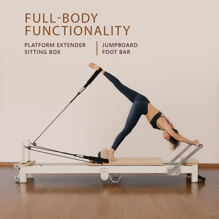 powertrain velora beige aluminium foldable pilates board reformer multifunctional core exercise set ab trainer platform extender sitting box jumpboard and footbar full body home powertrain velora beige aluminium foldable pilates board reformer multifunctional core exercise set ab trainer platform extender sitting box jumpboard and footbar full body home