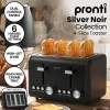 pronti breakfast set with homemaid coffee machine, silver noir toaster & kettle