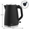 pronti breakfast set with homemaid coffee machine, silver noir toaster & kettle