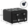 pronti breakfast set with 1.25l coffee machine, silver noir toaster & kettle pronti breakfast set with 1.25l coffee machine, silver noir toaster & kettle