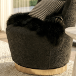 interior ave chateau swivel accent chair charcoal boucle interior ave chateau swivel accent chair charcoal boucle
