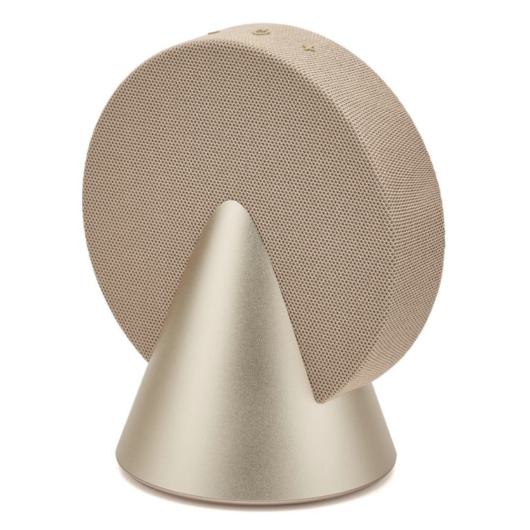 lexon conic 360 bluetooth speaker gold