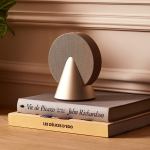 lexon conic 360 bluetooth speaker gold