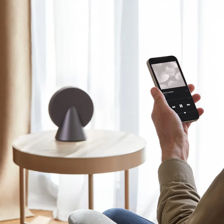 lexon conic 360 bluetooth speaker grey lexon conic 360 bluetooth speaker grey