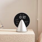 lexon conic radio alarm clock with fm & built in bluetooth speaker alu polish lexon conic radio alarm clock with fm & built in bluetooth speaker alu polish