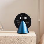lexon conic radio alarm clock with fm & built in bluetooth speaker blue lexon conic radio alarm clock with fm & built in bluetooth speaker blue