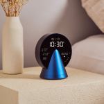 lexon conic radio alarm clock with fm & built in bluetooth speaker blue lexon conic radio alarm clock with fm & built in bluetooth speaker blue