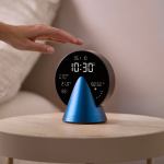 lexon conic radio alarm clock with fm & built in bluetooth speaker blue lexon conic radio alarm clock with fm & built in bluetooth speaker blue