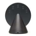 lexon conic radio alarm clock with fm & built in bluetooth speaker grey lexon conic radio alarm clock with fm & built in bluetooth speaker grey